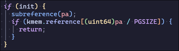 kalloc和kfree修改